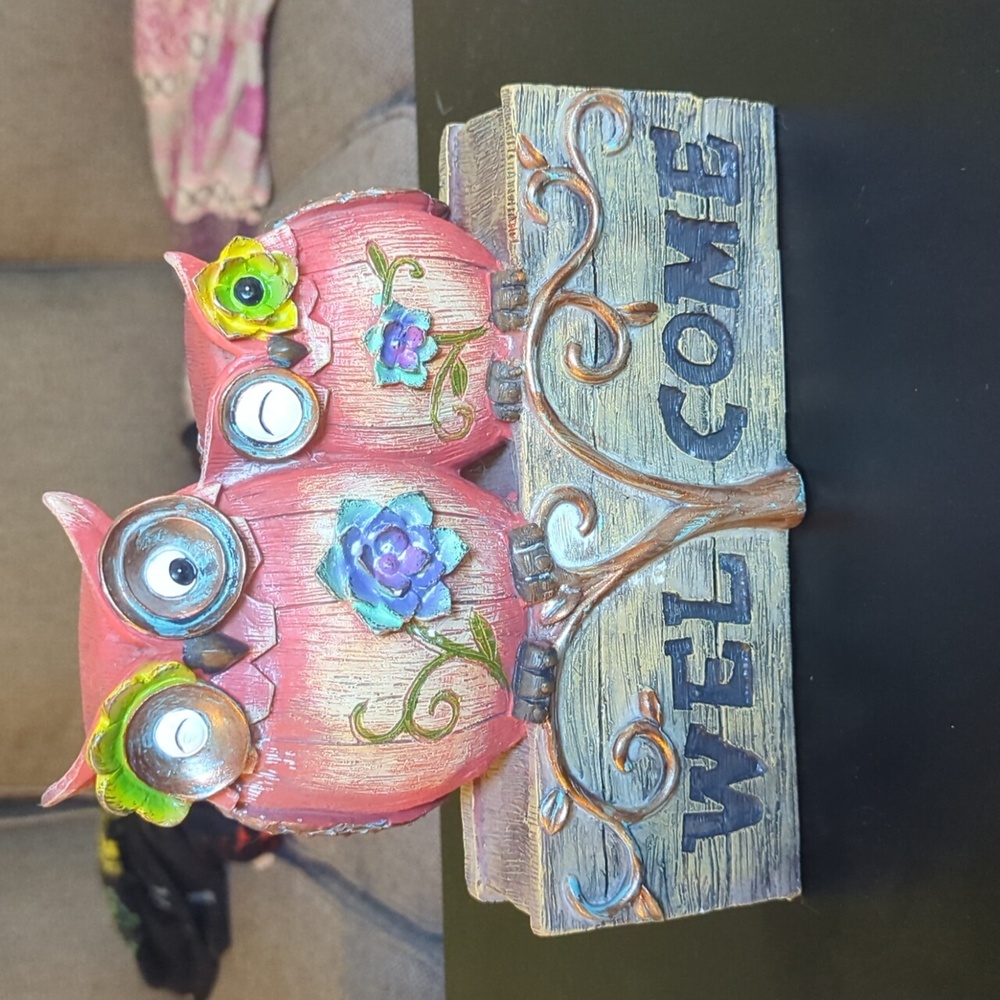 Wooden Tabletop Welcome Sign